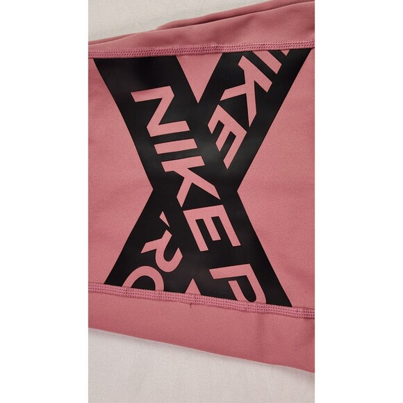 Nike Women's Crop Leggings One Desert Berry/Pink Foam Graphic 7/8 Size Medium - Picture 7 of 10